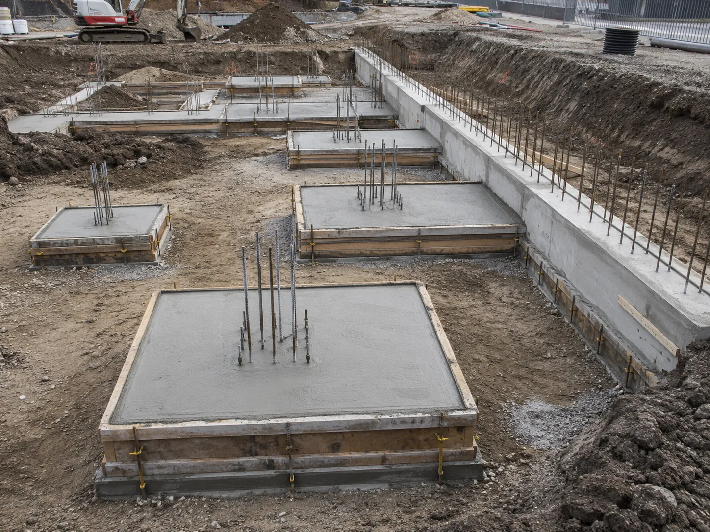 Completed Spread and Strip Footings installation in Newmarket by Harrowgate Group