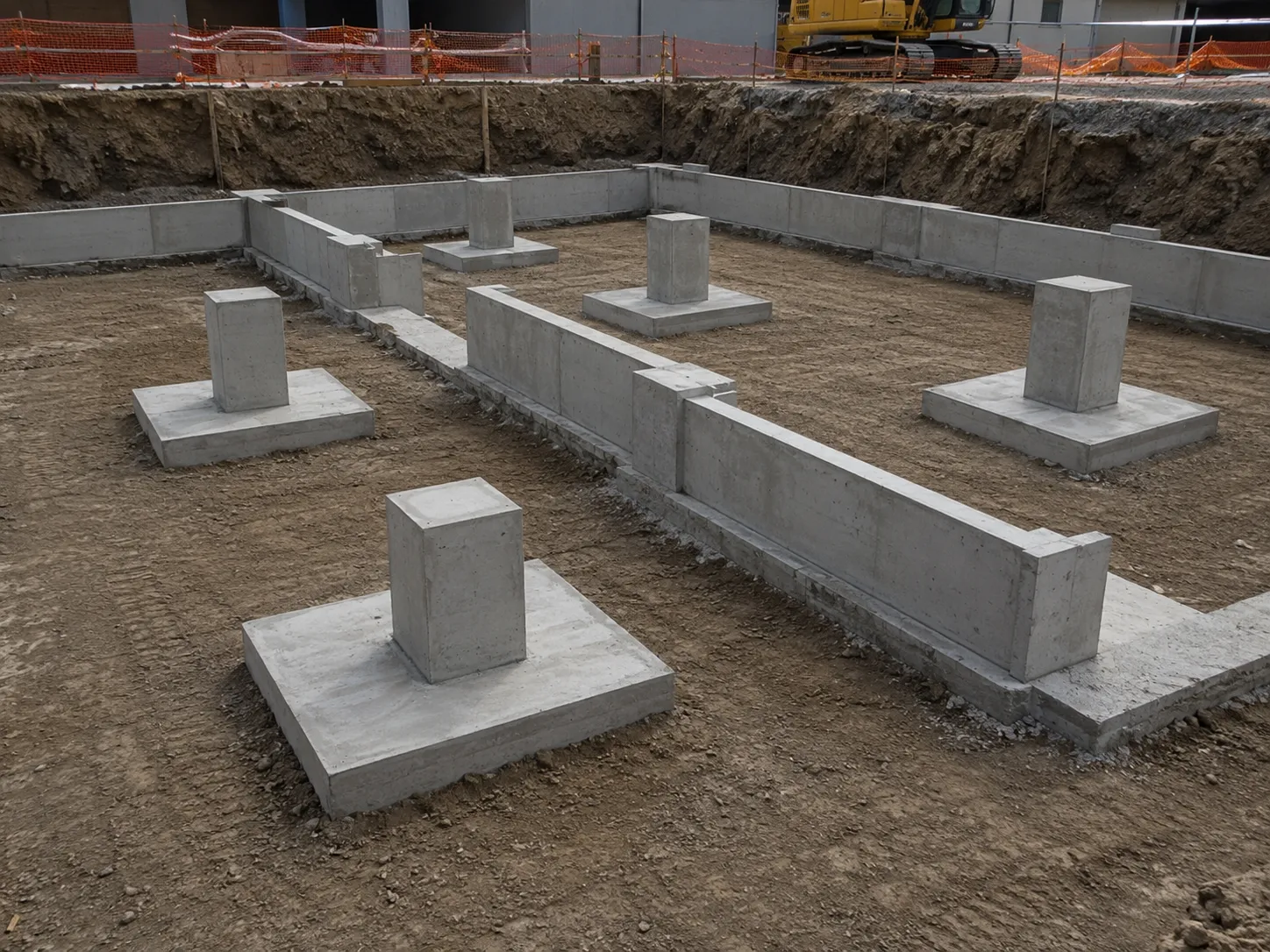 Completed Spread and Strip Footings installation by Harrowgate Group