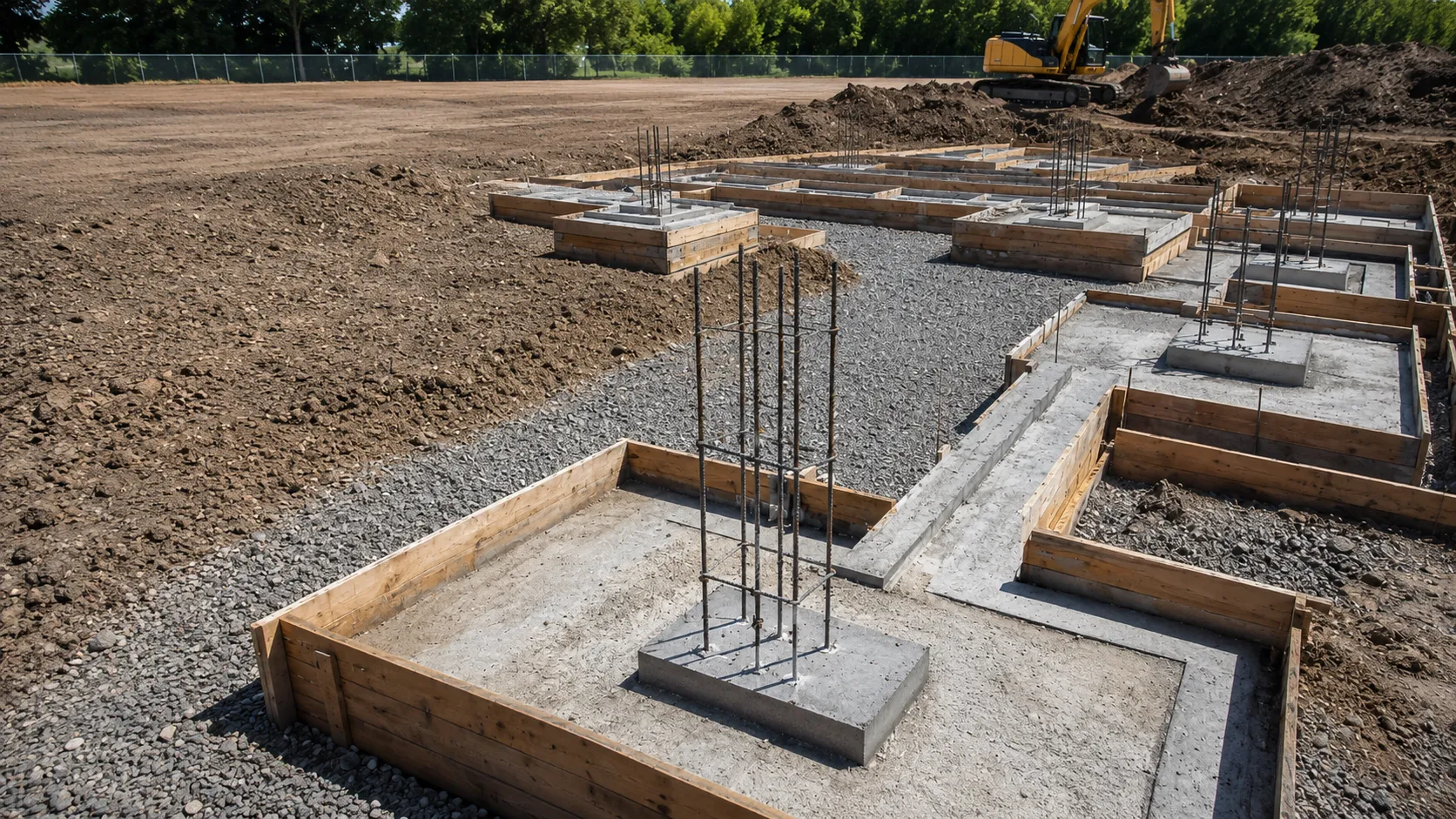 Spread and Strip Footings, self-performed and completed by Harrowgate Group