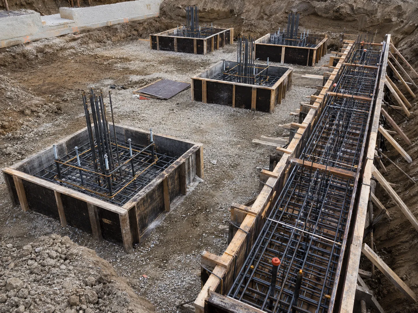 The Newmarket market for spread and strip footings for Spread and Strip Footings in Newmarket