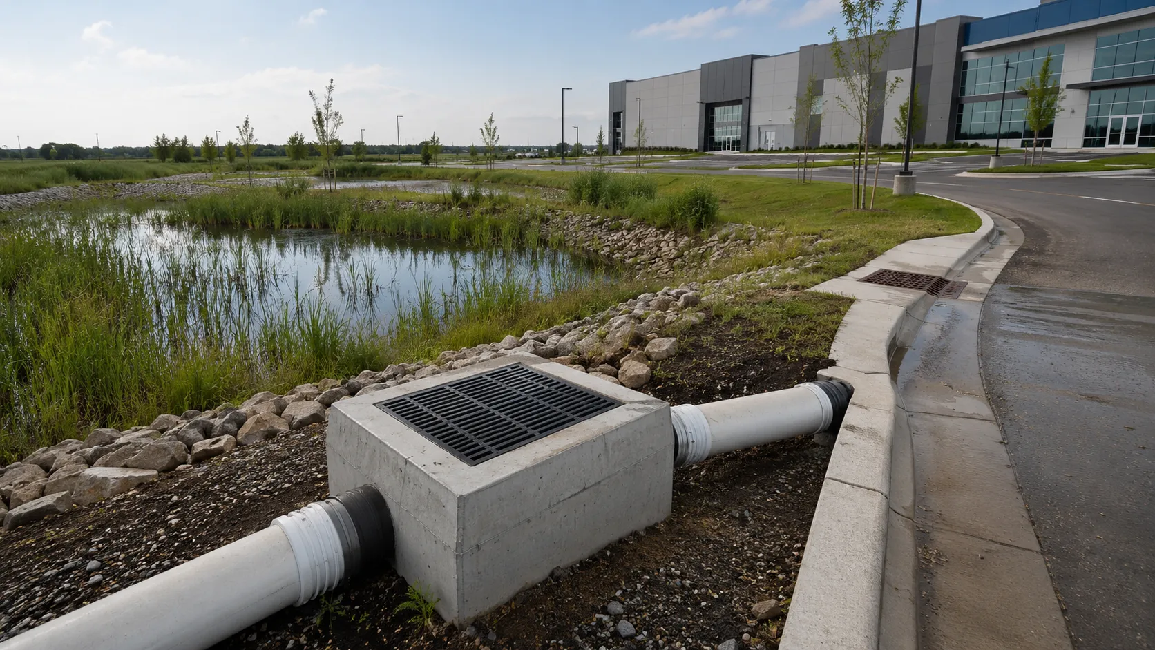 Stormwater Management and Drainage in Brantford, Ontario, self-performed and completed by Harrowgate Group
