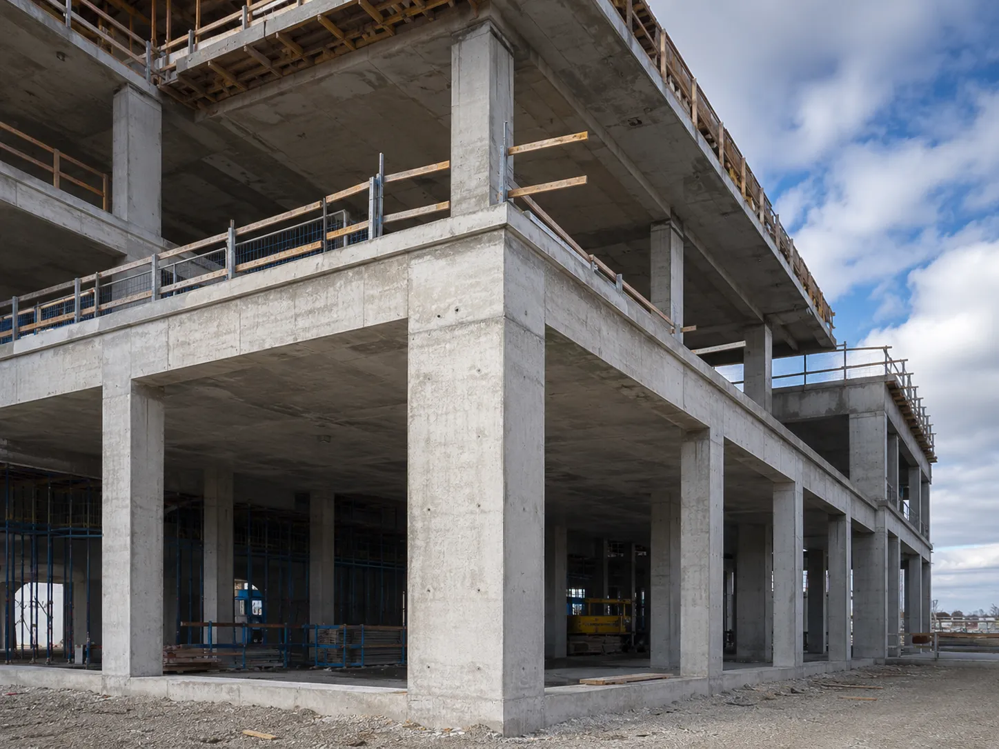 Completed Structural Concrete installation in Bradford by Harrowgate Group