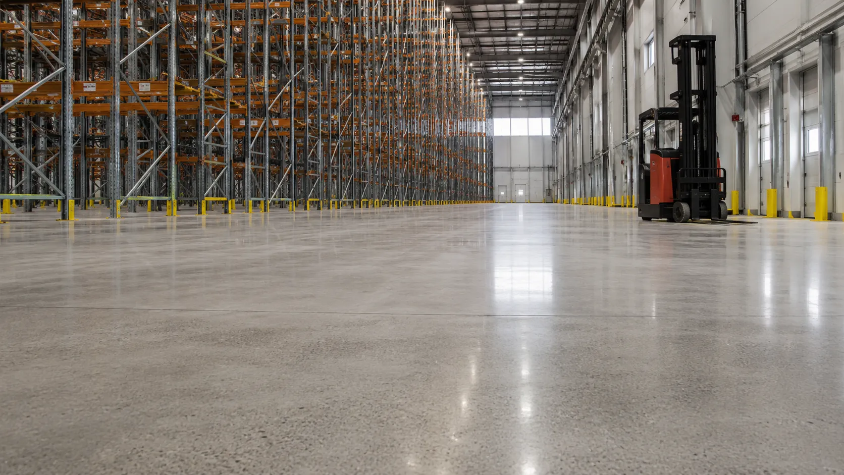 Superflat and Warehouse Floors, self-performed and completed by Harrowgate Group