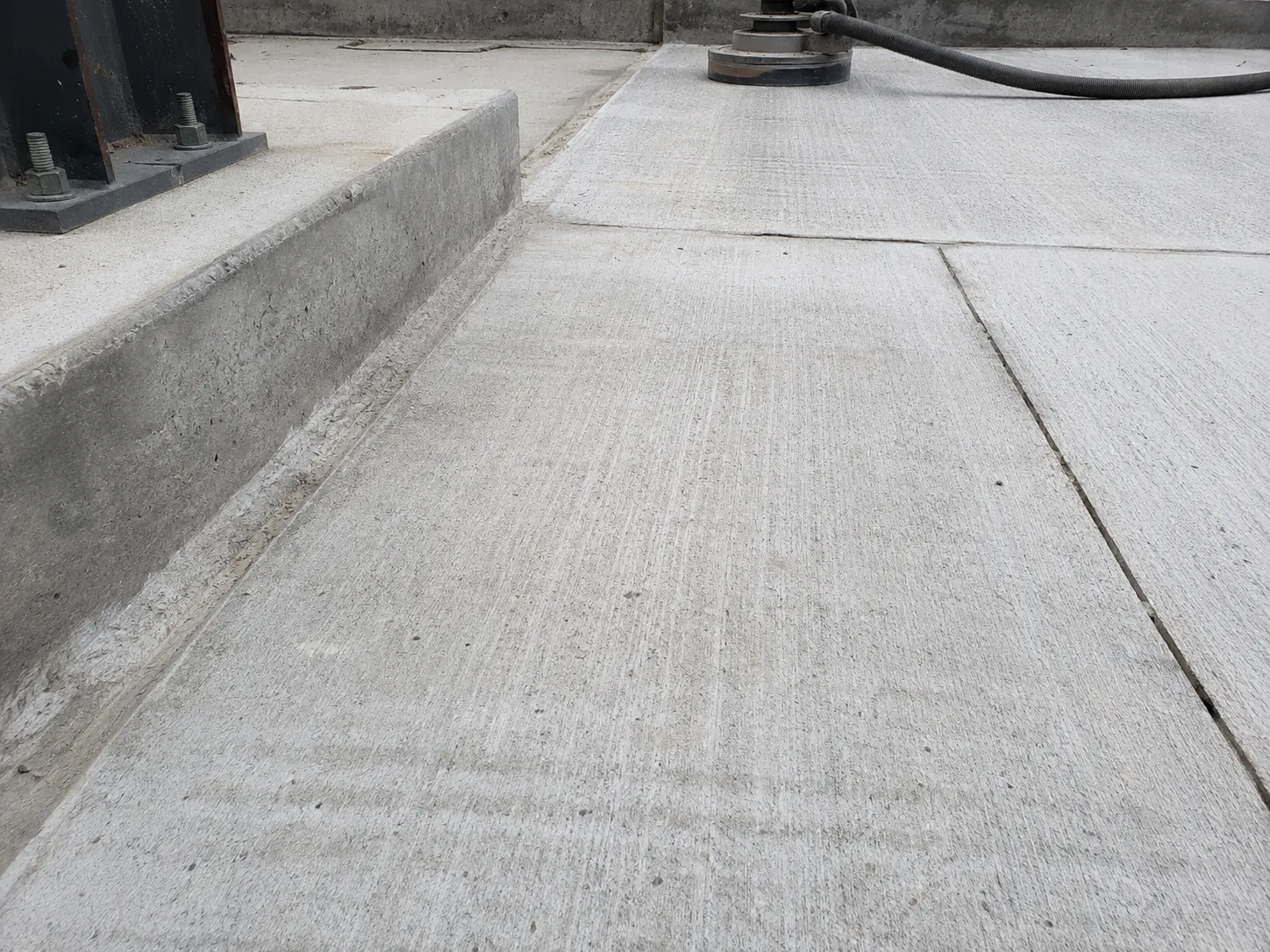 Surface Preparation and Grinding being built and completed on site by Harrowgate Group