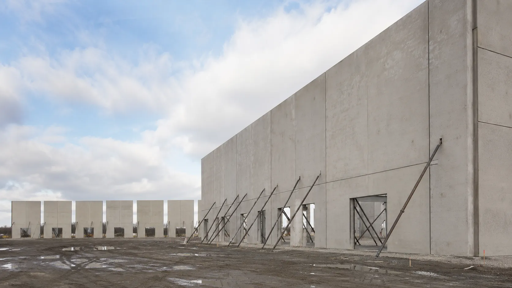 Tilt-Up Concrete Panels in Caledon, Ontario, self-performed and completed by Harrowgate Group