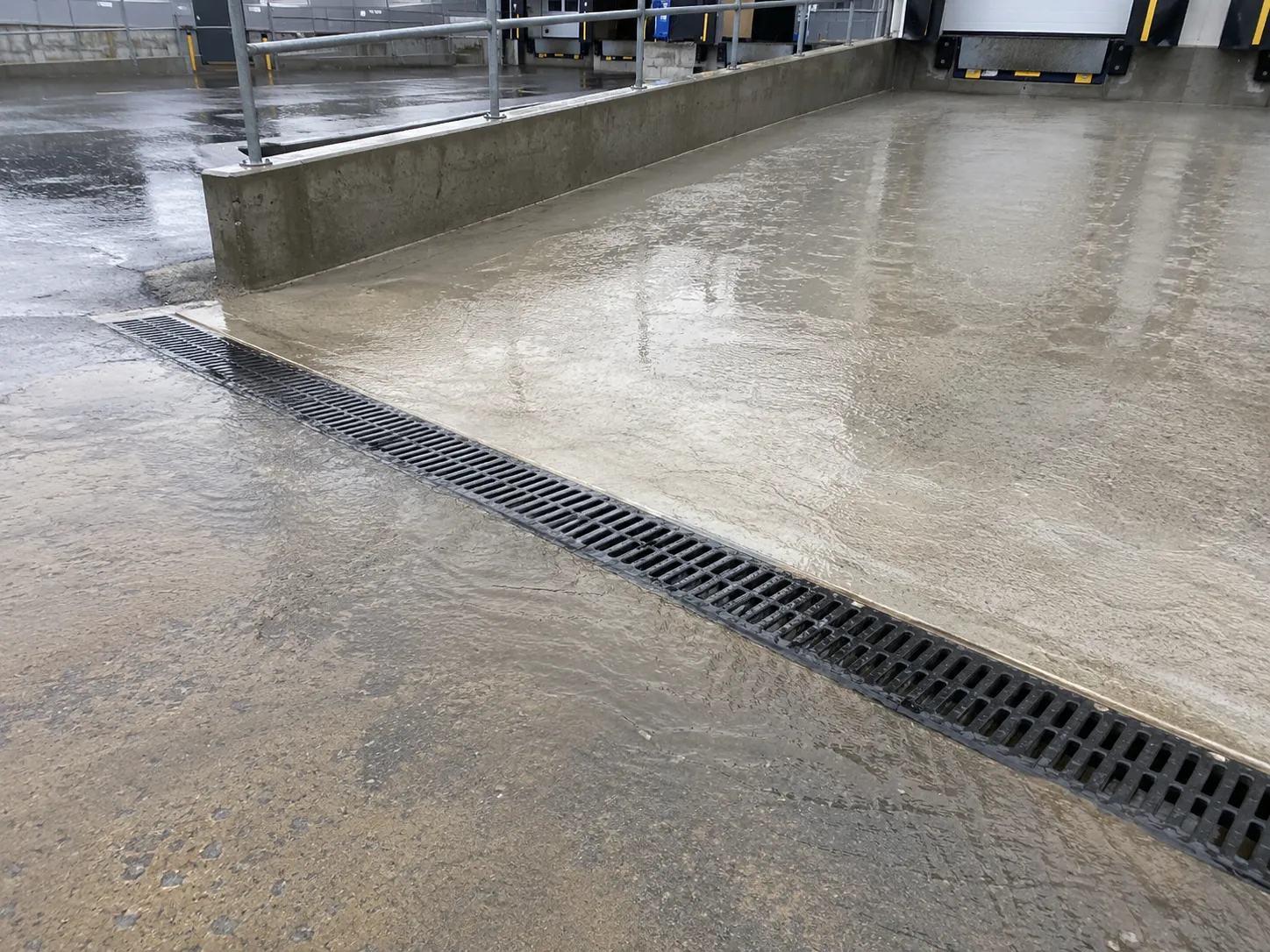 Completed Trench Drain Installation in Markham by Harrowgate Group