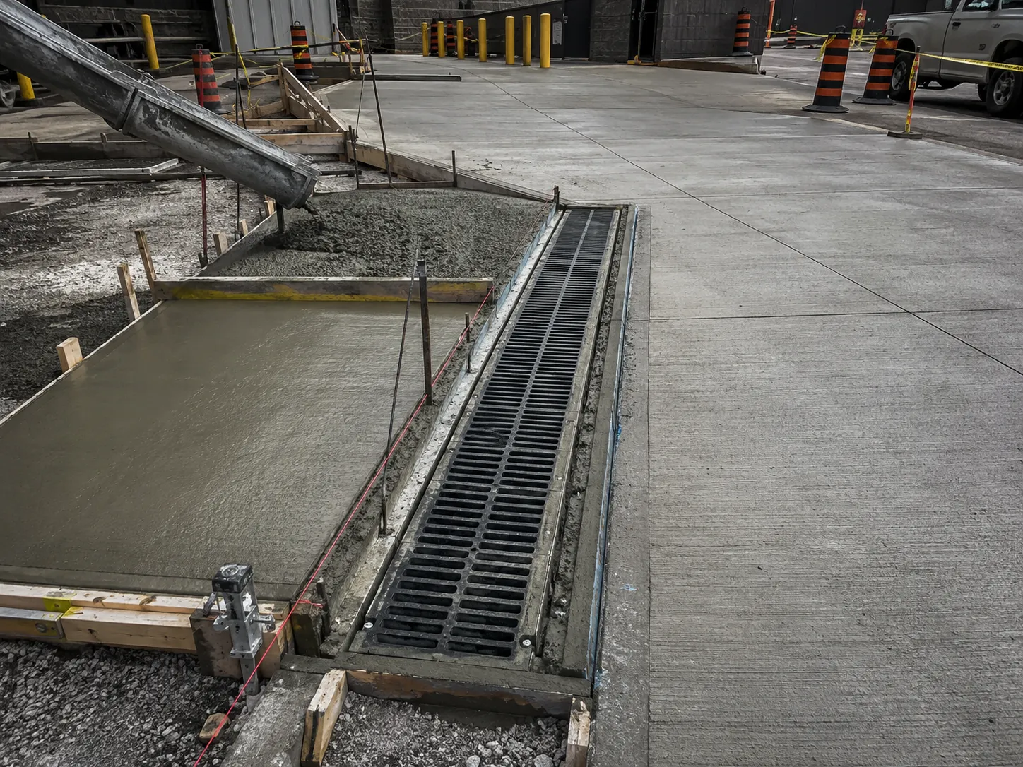 The Markham market for trench drain installation for Trench Drain Installation in Markham