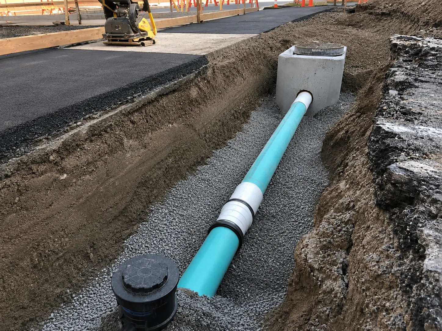 Trenching in Ottawa being built and completed on site by Harrowgate Group