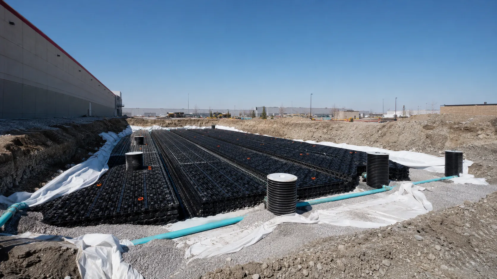 Underground Stormwater Systems, self-performed and completed by Harrowgate Group