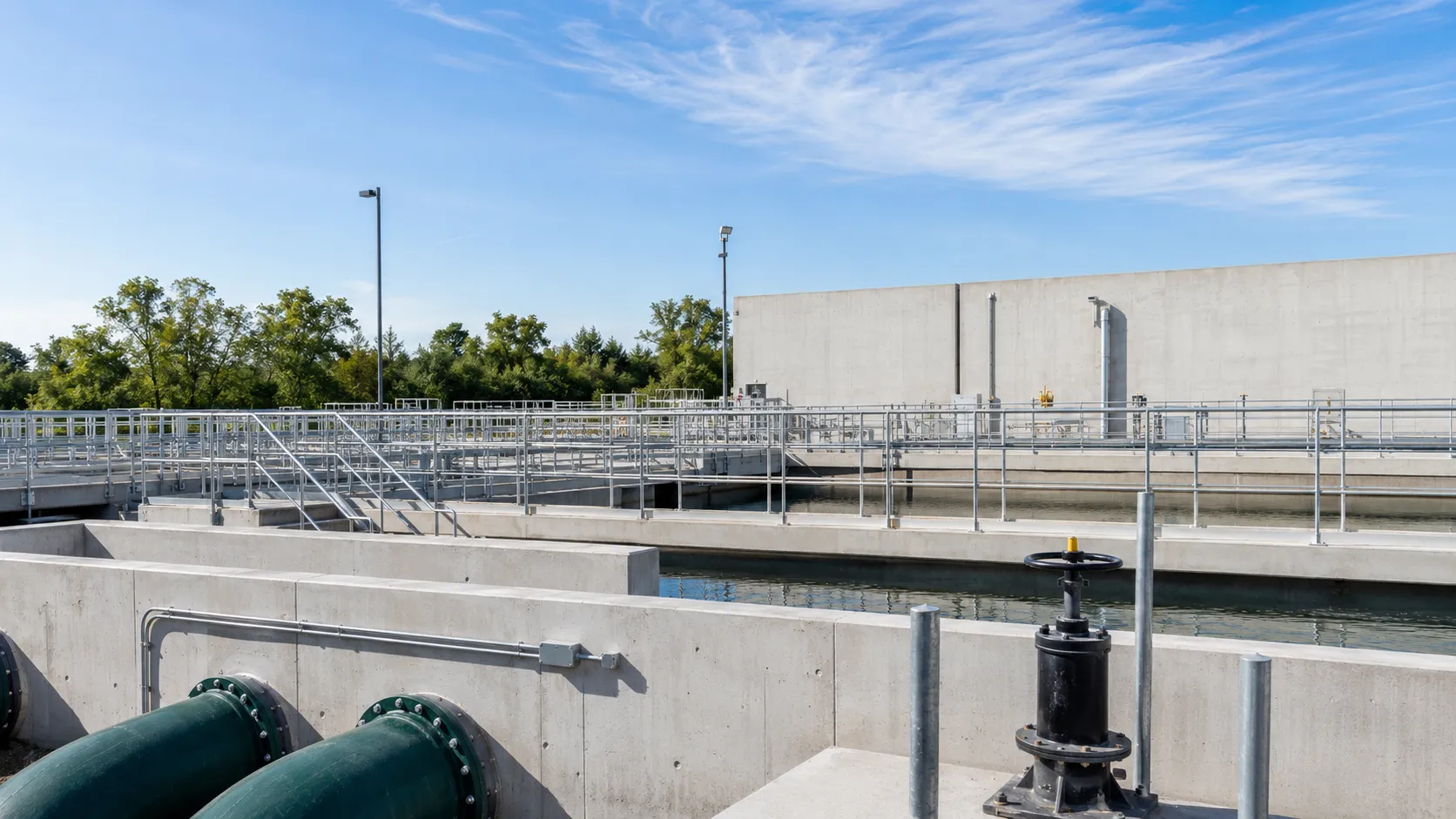 Water And Wastewater Concrete Structures in Bradford, Ontario, self-performed and completed by Harrowgate Group