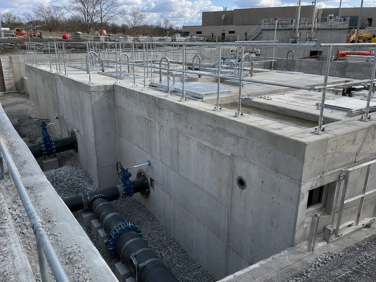Completed Water and Wastewater Treatment Plant Construction installation in Ajax by Harrowgate Group
