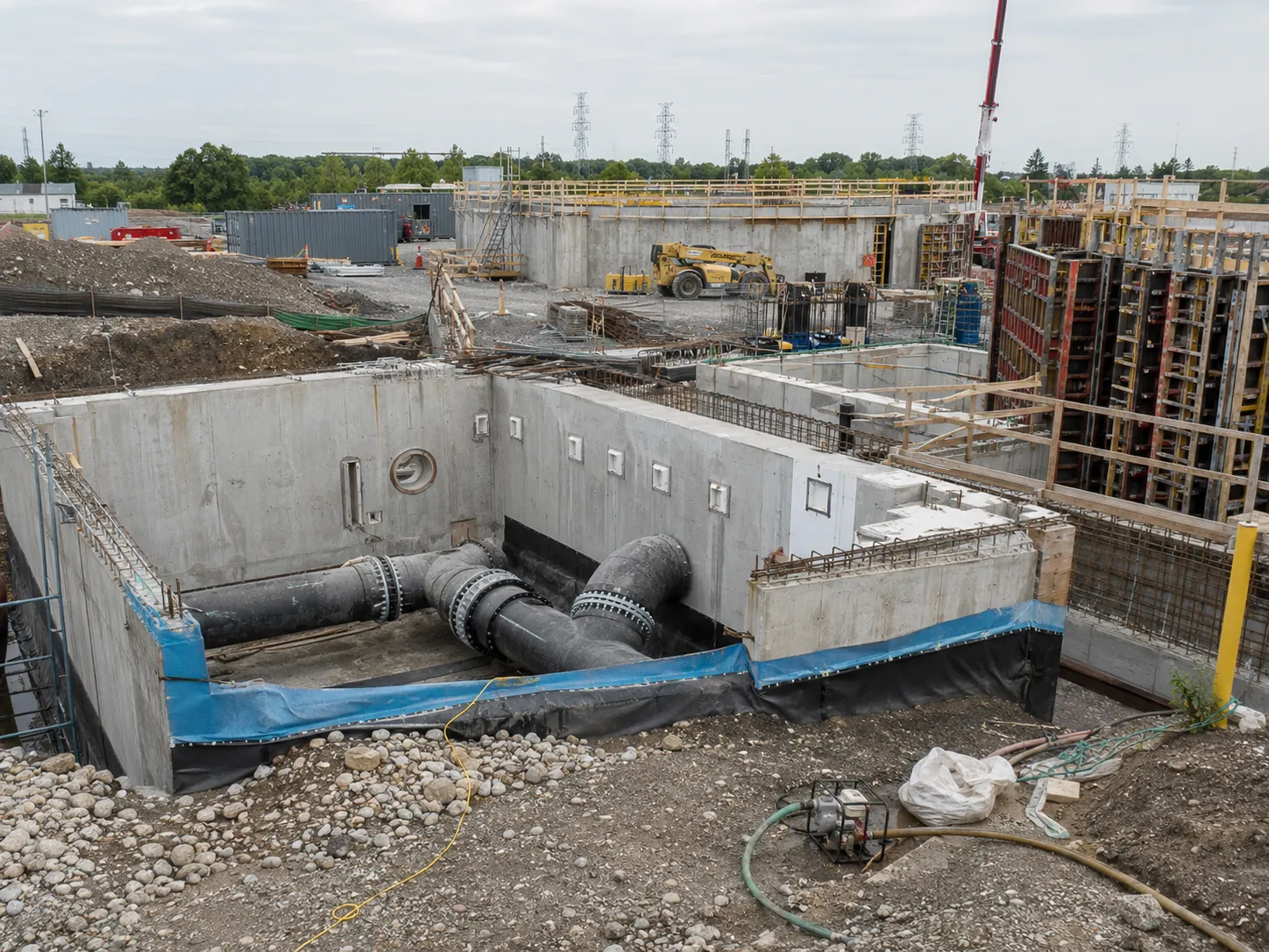 The Ajax market for water and wastewater treatment plant construction for Water and Wastewater Treatment Plant Construction in Ajax