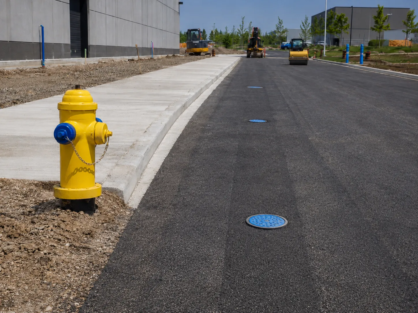 Completed Watermain Installation in Caledon by Harrowgate Group