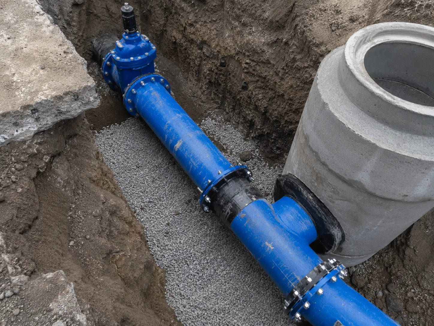 Watermain Replacement in Ajax being built and completed on site by Harrowgate Group